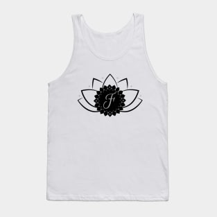 F - Lotus Flower Monogram Tank Top